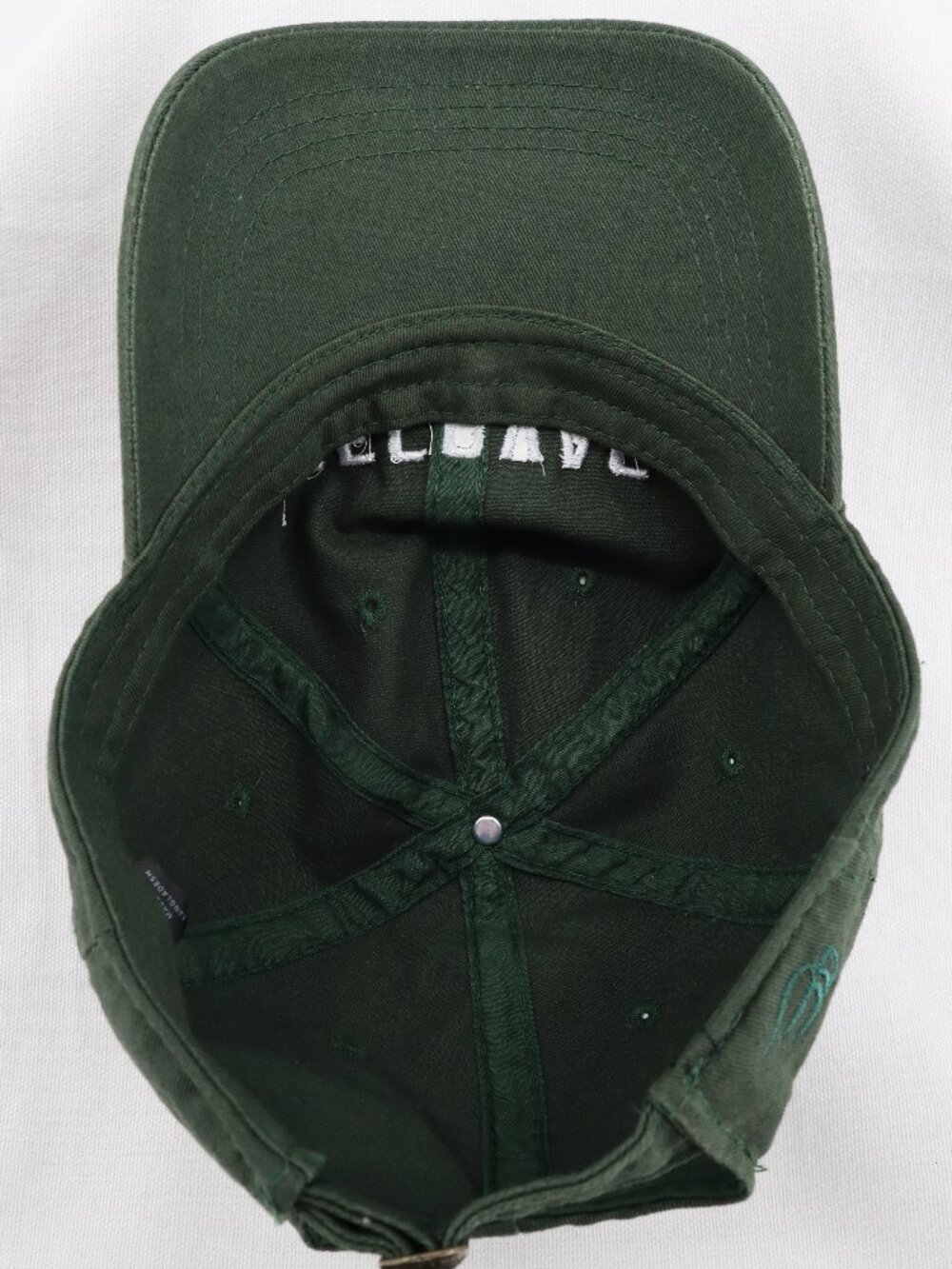 Tecovas Pine Green Embroidered Logo Dad Hat 2019 Western Strapback Baseball Cap - Picture 2 of 8